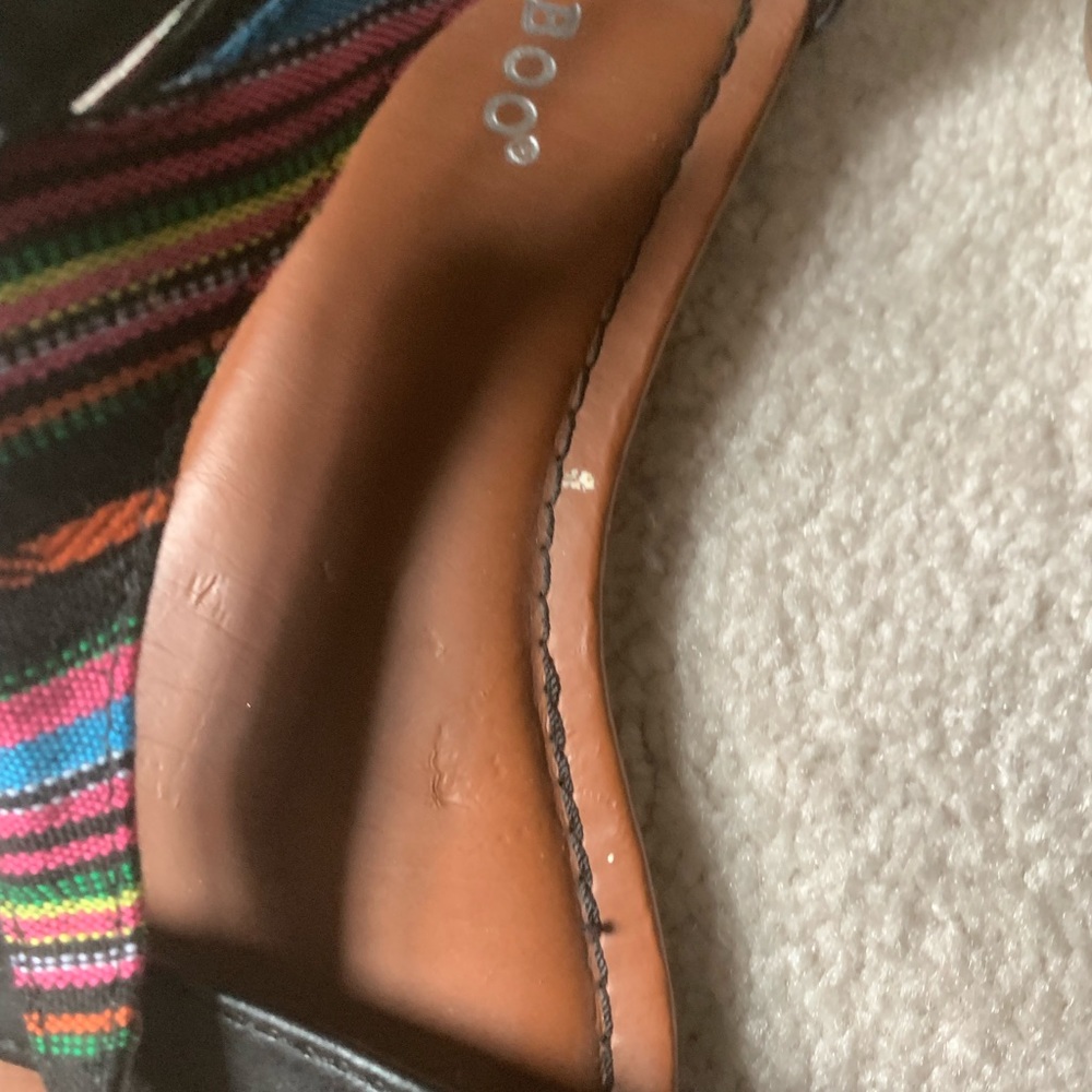 Striped sandals with buckle detail💓🖤💙 - Picture 5 of 8